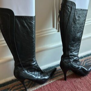 FENDI Tall Leather Boots - Fabulous Vintagee